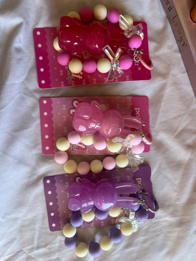 LIP GLOSS CONEJO CON PULSERA