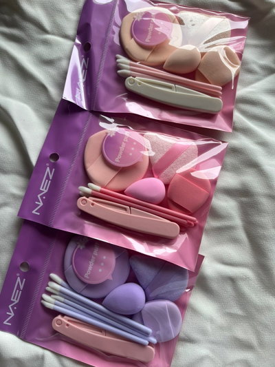 Set de Maquillaje 11 en 1 – Kit de Aplicadores Descartables, Esponjas y Perfilador NAEZ