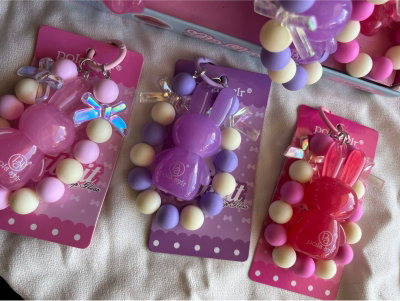 LIP GLOSS CONEJO CON PULSERA