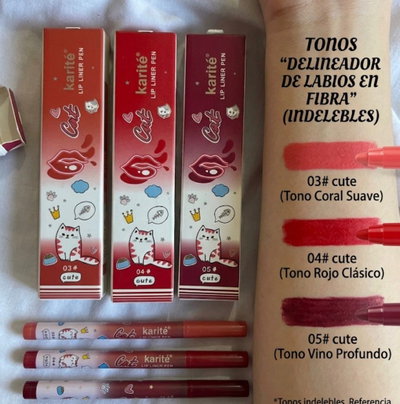 DELINEADOR DE LABIOS EN FIBRA  CAT - KARITÉ