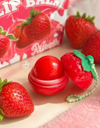 BALSAMO LABIAL FRUTILLA CON LLAVERO
