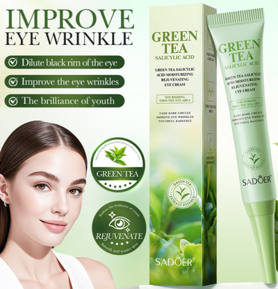 CREMA CONTORNO DE OJOS RENOVADORA Y NUTRITIVA CON TÉ VERDE Y ÁCIDO SALICÍLICO 20 G