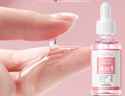 SERUM FACIAL 4 EN 1 ILUMINADOR HIDRATANTE 30ML - SADOER