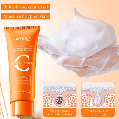 LIMPIADOR FACIAL CON VITAMINA C 100g - BIOAQUA