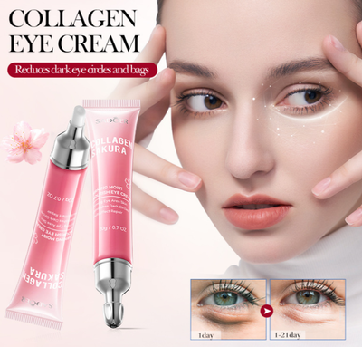 CONTORNO DE OJOS HIDRATANTE CON COLAGENO SAKURA - SADOER