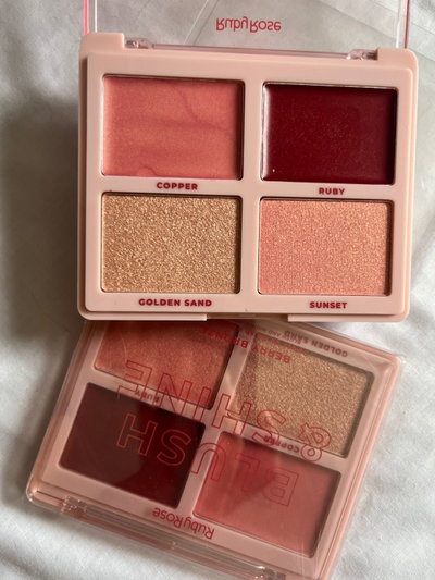 PALETA RUBOR+ILUMINADORES- RUBY ROSE
