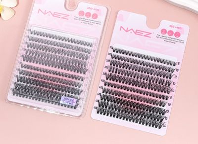 Pestañas Postizas DIY Cluster Naez 30D➕40D 0.07 Mix