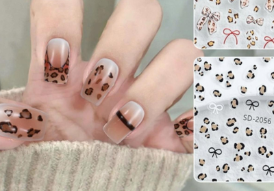 STICKER PARA UÑAA ANIMAL PRINT