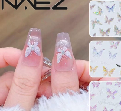 STICKER PARA UÑAS MARIPOSA