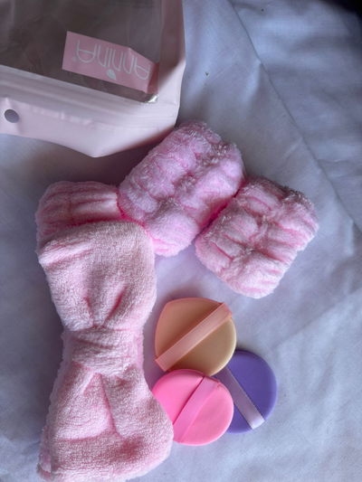 KIT VINCHA, MUÑEQUERA Y ESPONJAS