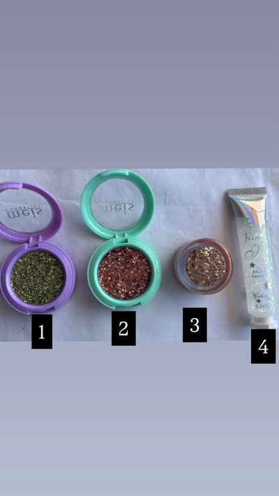 GLITTER PRENSADO Y GEL