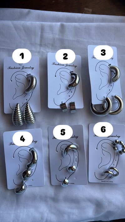 AROS TREPADORES DE FANTASIA PLATEADO