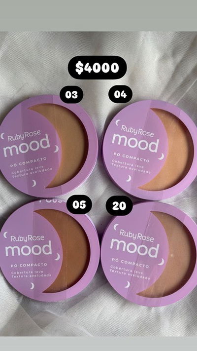 POLVO COMPACTO MOOD - RUBY ROSE