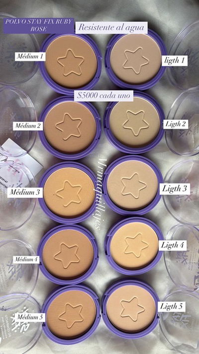 POLVO COMPACTO STAY FIX - RUBY ROSE