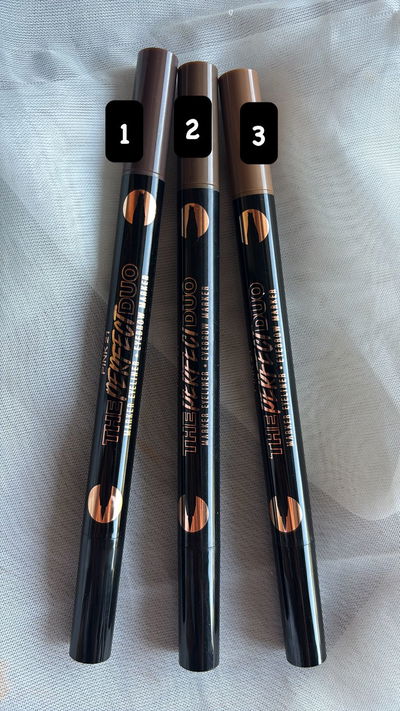 DELINEADOR FIBRA NEGRA Y DELINEADOR CEJAS 