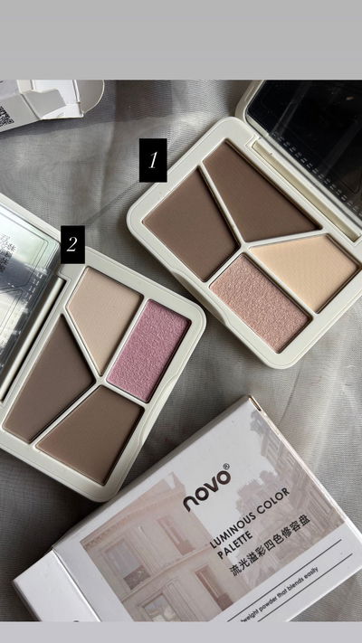 PALETA NOVO, CONTORNO, ILUMINADOR, POLVO
