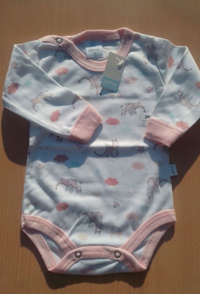 Body manga larga Talle 1