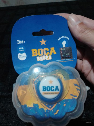 Chupete Boca Juniors 3+