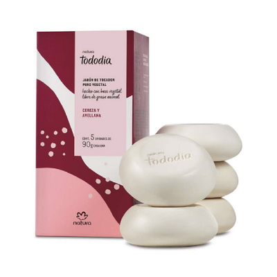 JABONES CEREZA Y AVELLANA CAJA X5 UDS 