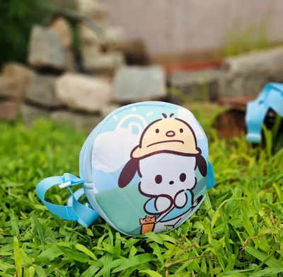 carterita circular de neopren , pochacco sanrio