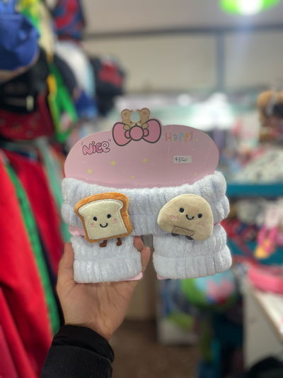 Muñequera y vincha skincare