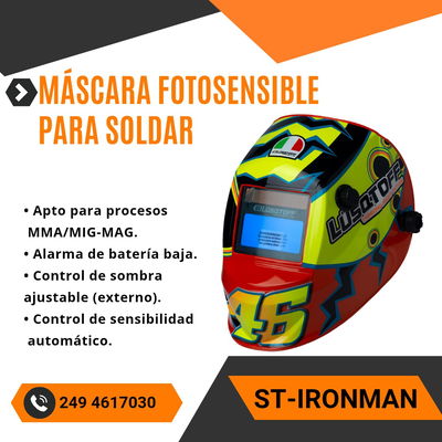 MÁSCARA FOTOSENSIBLE PARA SOLDAR