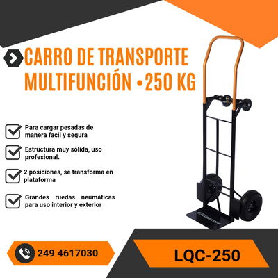 CARRO DE TRANSPORTE MULTIFUNCIÓN • CARGA 250 KG