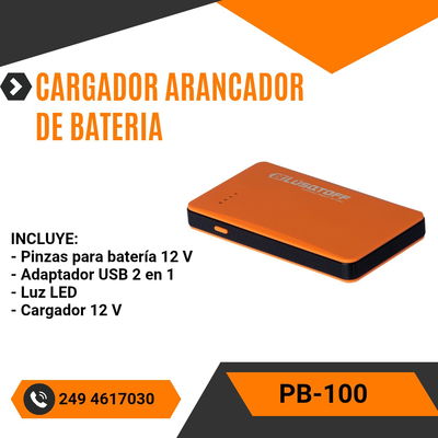 CARGADOR ARRANCADOR DE BATERÍA