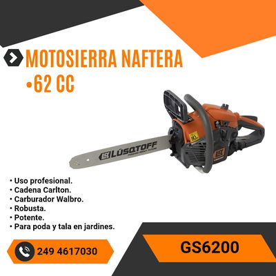 MOTOSIERRA NAFTERA - 62CC