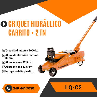 CRIQUET HIDRAULICO CARRITO - 2TN