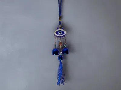 Llamador Ojo turco 3 campanas 30 cm