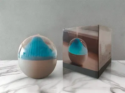 Humificador volcan rosa/celeste