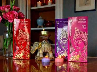 Velas de noche aromáticas aromanza x 10 un 