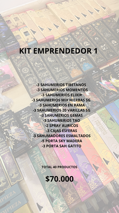 KIT EMPRENDEDOR AROMANZA INICIAL 1