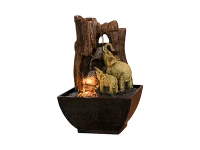 Fuentes de agua 18/21 cm con motor y led