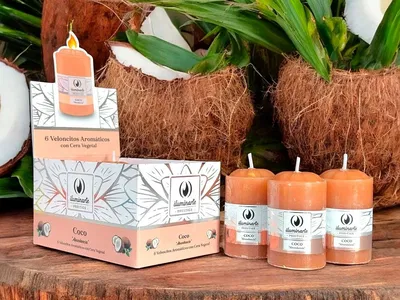 Veloncitos aromaticos con cera vegetal 