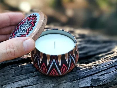 Lata mandala aromatica grande 6.5 cm
