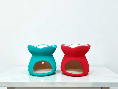 Hornilo tulipan pintado 8 cm