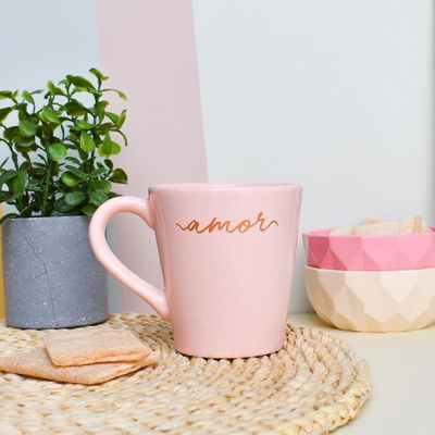 Taza cónica pastel