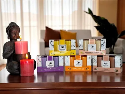 Veloncito 2 votivos aromaticos 