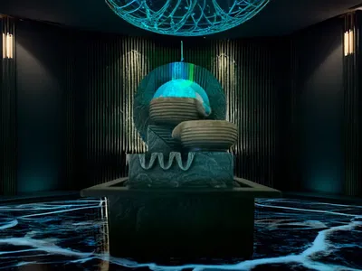 Fuente de agua circulo con esfera 26 cm