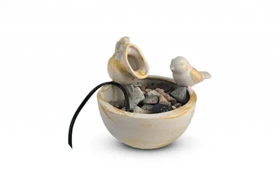Fuente de agua cuenco pajarito 14 cm