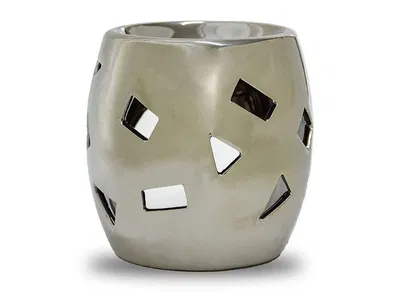 Hornillo cromado calado 10 cm