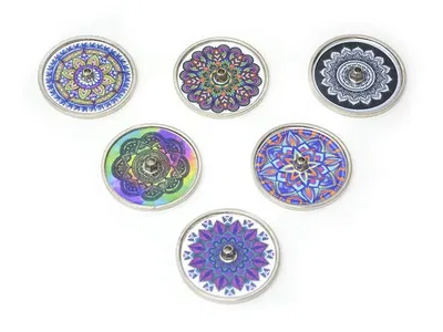 Porta sah mandalas metal