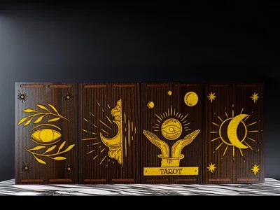 Caja estuche para tarot chica 8x12.5 cm