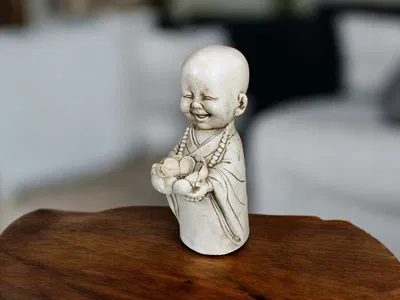 Buda del amor porta vela 28 cm