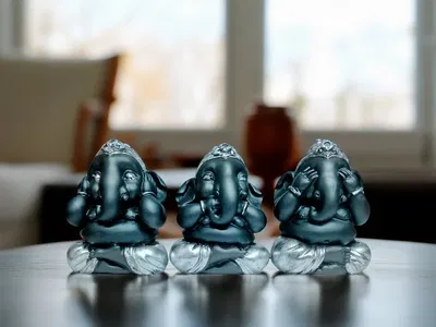 Ganesha sabia mini 8.5 cm importada