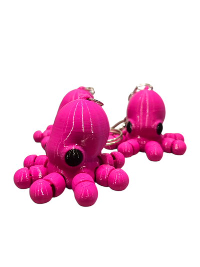 Llaveros Pulpo Articulado x 10