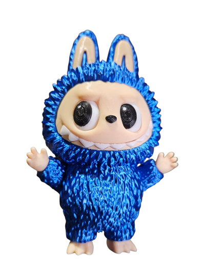 Labubu Ojos que Giran Azul Silk