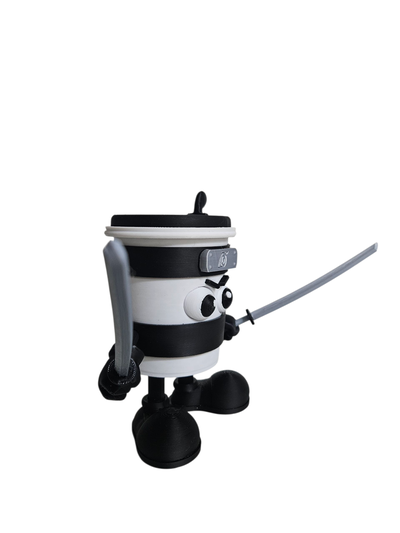 Muñeco Capuchino Asesino Brainrot 3D 